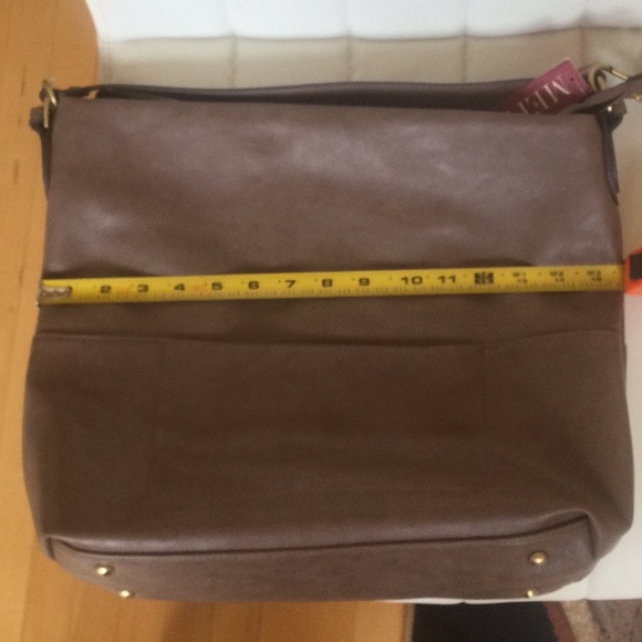 NWT Merona Brown Tan Tote Bag - Picture 13 of 13